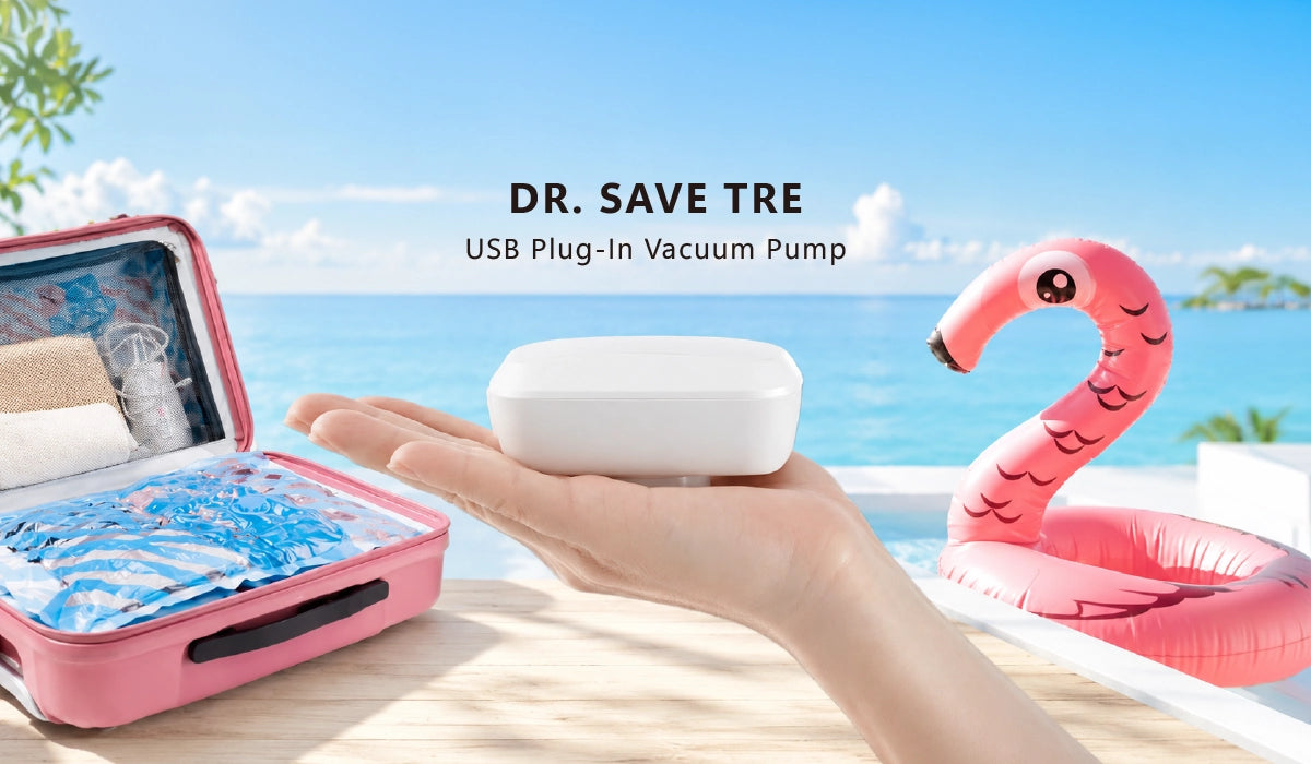 DR. SAVE USB plug-in travel vacuum pump