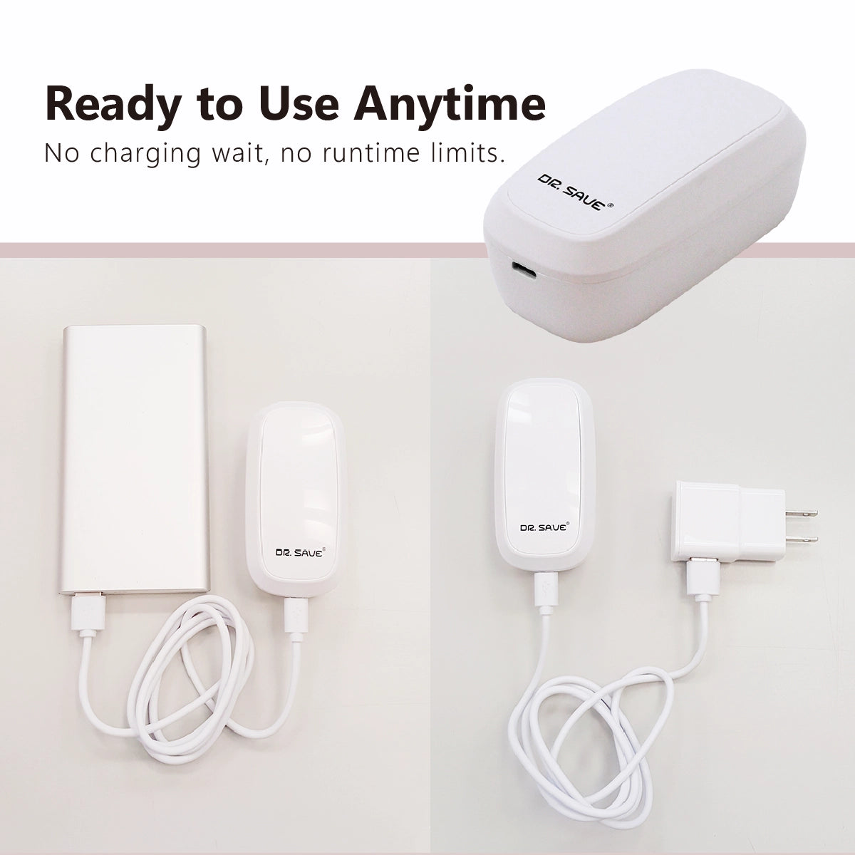 battery-free USB travel vacuum pump