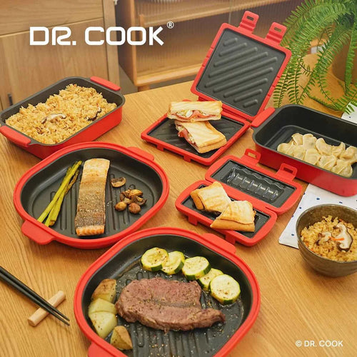 DR. COOK Microwave Grill Pan & Microwave Cooker