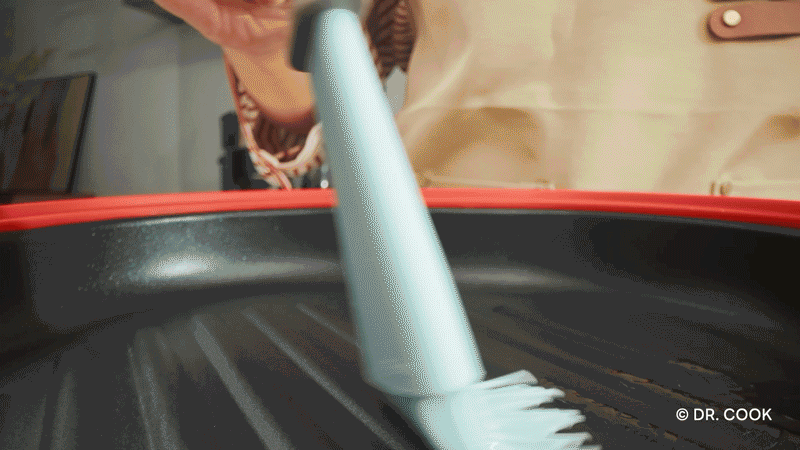 DR. COOK Microwave Grill Pan - Easily Cook Up Crispy Delicacies