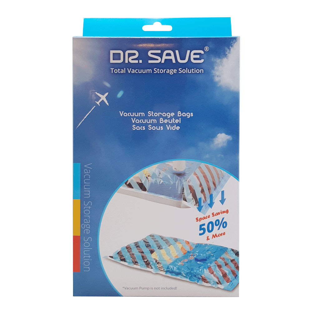 4 Pack Clothes Storage Vacumm Bags Travel Set