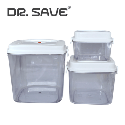 BPA-Free Food Storage Vacuum Container For Vacuum Pump (3 PIECES SET)